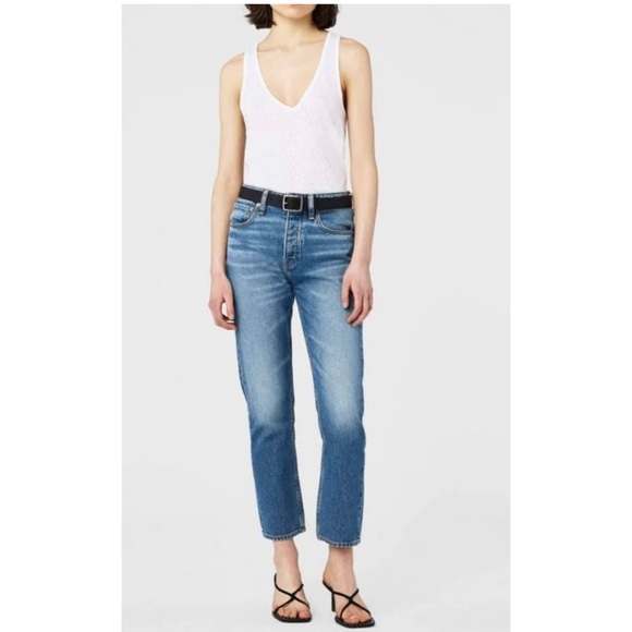 rag & bone Denim - Rag & Bone Paeonia Maya High Rise Ankle Slim Jeans